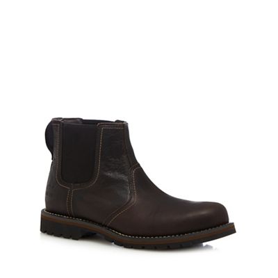 Timberland Brown 'Larchmont' leather Chelsea boots